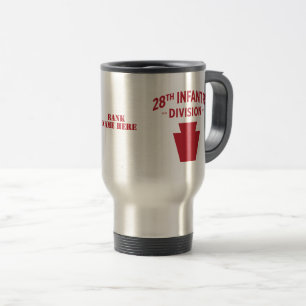 Caneca Térmica crachá da 28ª Divisão de Infantaria