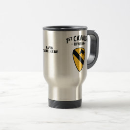 Caneca Térmica crachá da Divisão de Cavalaria 1rua