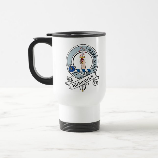 Caneca Térmica Crachá do clã de Kirkpatrick (Esquerda)