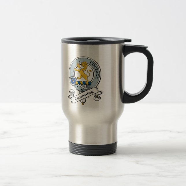 Caneca Térmica Crachá do clã do Cumming (Direita)