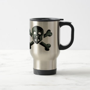 Caneca Térmica crânio cruzado