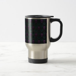 CANECA TÉRMICA CRÂNIO DAMASK AZUL-VERDE ROXO