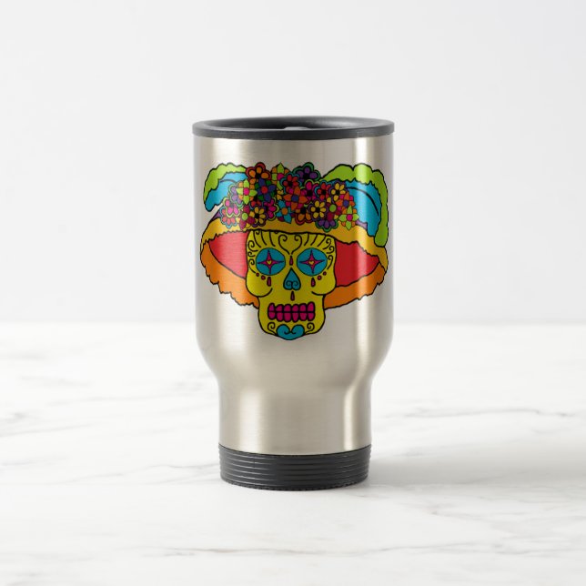 Caneca Térmica Crânio de Açúcar (Centro)