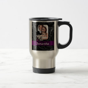 Caneca Térmica Crânio de tatuagem gótica