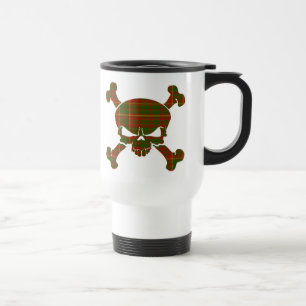 Caneca Térmica Crânio do Tartan de MacRory nenhuma bandeira