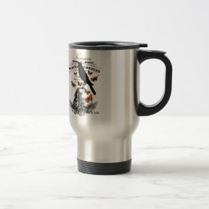 Caneca Térmica crânio e corvo de halloween