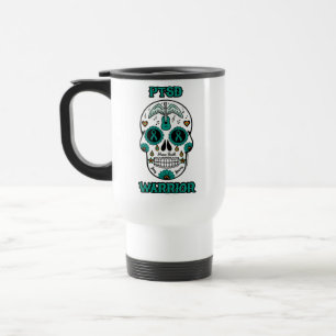 Caneca Térmica Crânio/Guerreiro de Açúcar...PTSD
