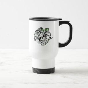 Caneca Térmica Crânio "tudo do palhaço do pelotão do suicíd