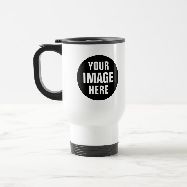 Caneca Térmica Create Your Own 11oz Travel/Commuter Mug (Esquerda)