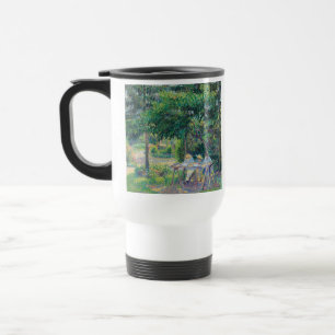 Caneca Térmica Crianças sentadas à mesa no jardim Camille Pissarr
