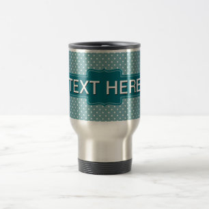 Caneca Térmica Criar suas próprias bolinhas azuis do jade da