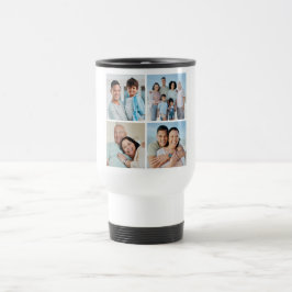 Caneca Térmica Crie a sua própria colagem de 4 fotos