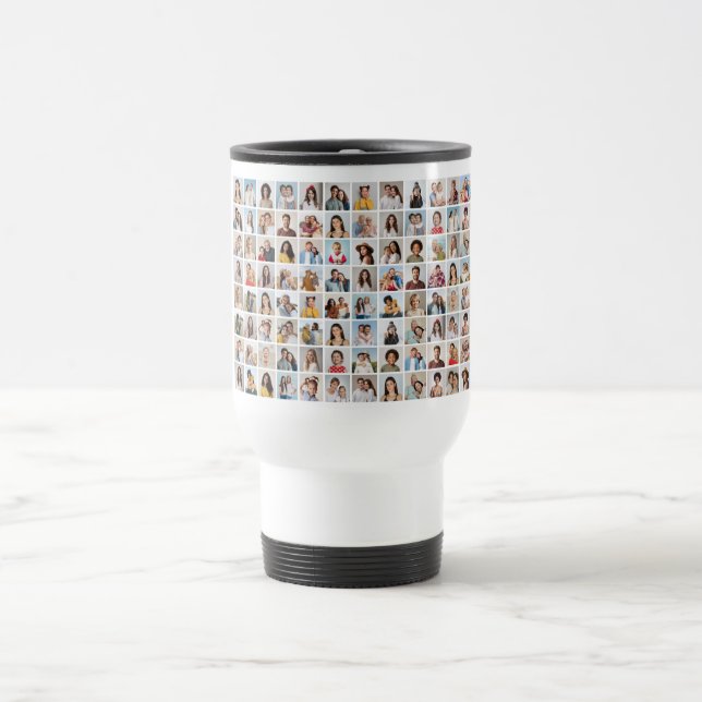 Caneca Térmica Crie a sua própria coleção de fotos personalizada  (Centro)
