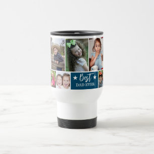 Caneca Térmica Crie o seu melhor Pai em cada 10 colagem de fotos