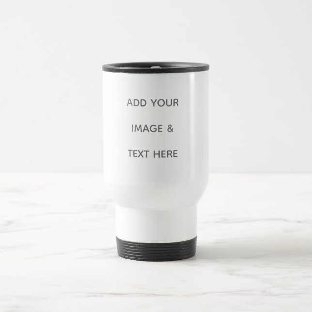 Caneca Térmica Crie seu próprio branco  (Centro)