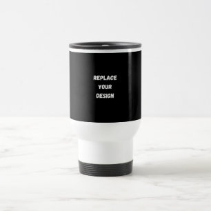 Caneca Térmica Crie seu próprio design personalizado preto