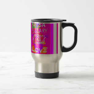 Caneca Térmica Crie seu próprio e espantoso hillary Stronger Junt