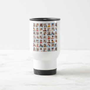 Caneca Térmica Crie Sua Própria Colagem de 49 Fotos