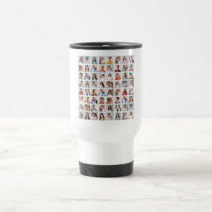 Caneca Térmica Crie Sua Própria Colagem de 64 Fotos