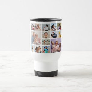 Caneca Térmica Crie Sua Própria Colagem De Fotos 14