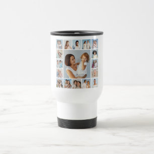 Caneca Térmica Crie Sua Própria Colagem De Fotos 17