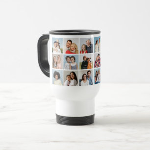 Caneca Térmica Crie Sua Própria Colagem De Fotos 18