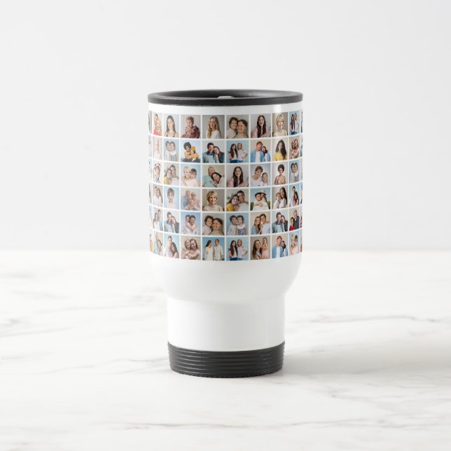 Caneca Térmica Crie sua própria colagem de fotos 60 (Centro)