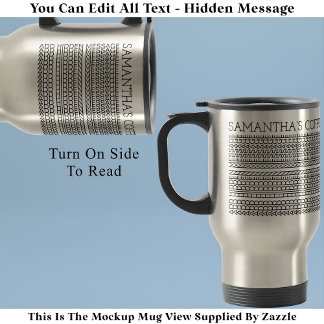 Caneca Térmica Crie sua própria mensagem oculta longa 148BS Novel
