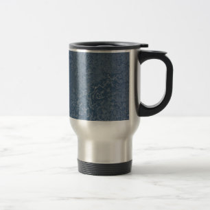 Caneca Térmica Cristais de Icy Azul de Aço Escuro