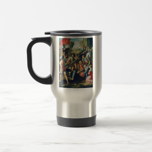Caneca Térmica Cristo a caminho do calvário (Esquerda)