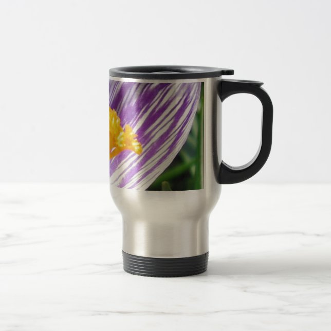 Caneca Térmica Crócus Violeta da Primavera (Direita)