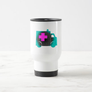 Caneca Térmica cruz azul ambulância enfermeira emt médico medicin
