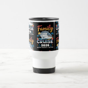 Caneca Térmica Cruzeiro em Família 2026 Viagem de Férias Família