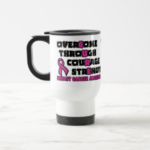 Caneca Térmica CURE...Câncer de Mama