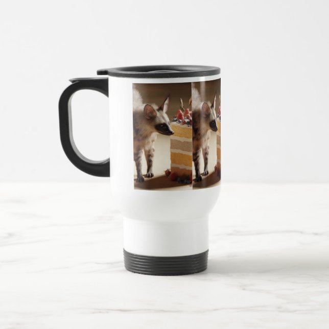 Caneca Térmica Curiosidade Selvagem & Bolo Empilhado (Esquerda)