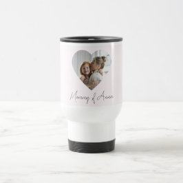 Caneca Térmica Custom Name & Photo | Personalized Travel Mug Gift