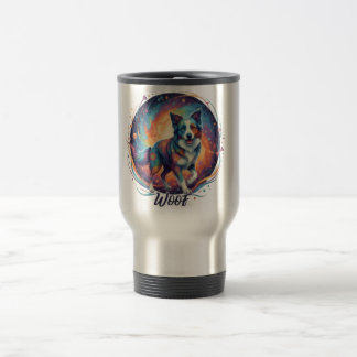 Caneca Térmica Cute Artistic Puppy Design for Dog Lovers