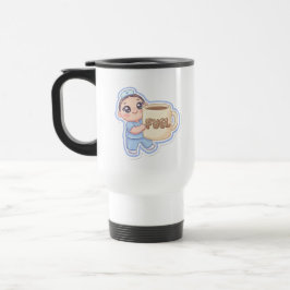 Caneca Térmica Cute Kawaii Chibi Nurse Giant Coffee Fuel