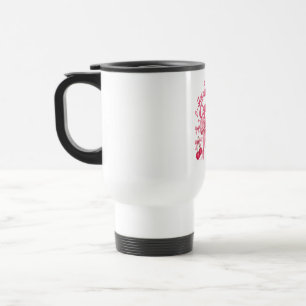 Caneca Térmica Cute Pink Coquette Laço Cereja Estética Feminina