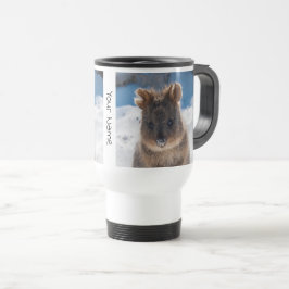 Caneca Térmica Cute Quokka personalizado na Praia da Austrália
