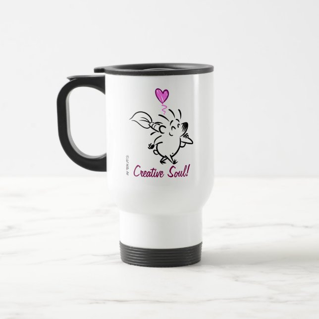 Caneca Térmica DAB o ARTISTA OURIÇO (Esquerda)