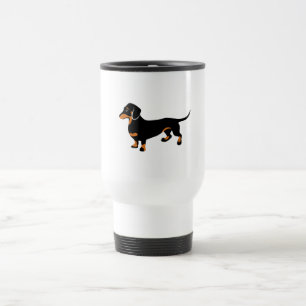 Caneca Térmica Dachshund bonito - cão de Doxie