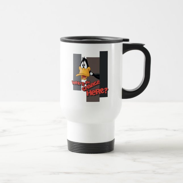 Caneca Térmica DAFFY DUCK™ "Quem está no comando aqui" (Direita)