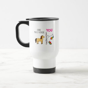 Caneca Térmica Dama de honra engraçada proposta, lindo unicórnio