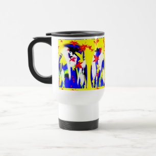Caneca Térmica Dança com folhas