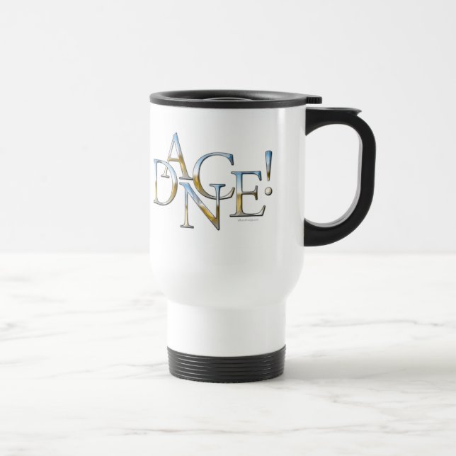 Caneca Térmica Dança! (Cromo) (Direita)