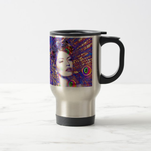 Caneca Térmica Dança de Peacock (Direita)