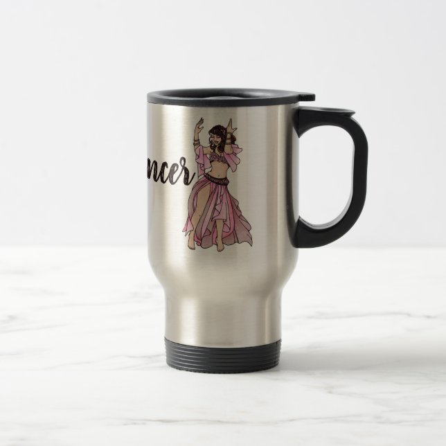 Caneca Térmica Dançarina de Belly Habibi  (Direita)