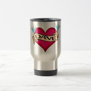 Caneca Térmica Dave - t-shirt & presentes feitos sob encomenda do