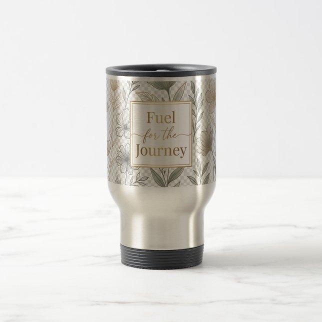 Caneca Térmica de Viagem Personalizada com Desenho (Centro)